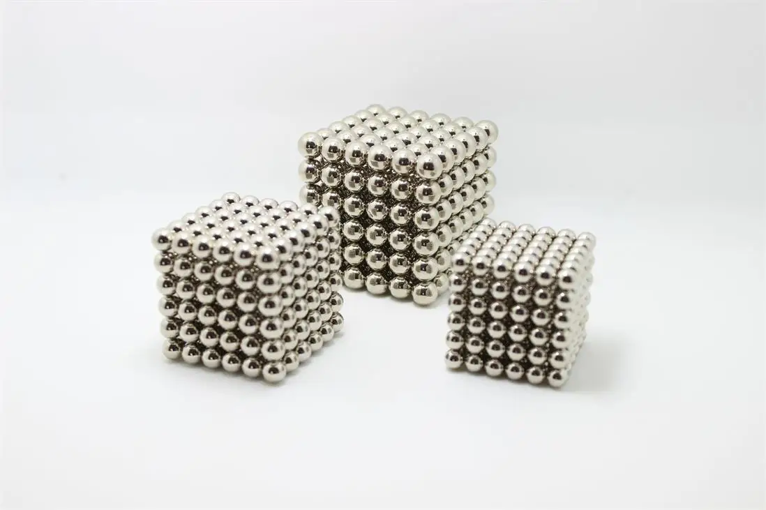 Hot toy magnetic ball with cube rainbow color magnetic material