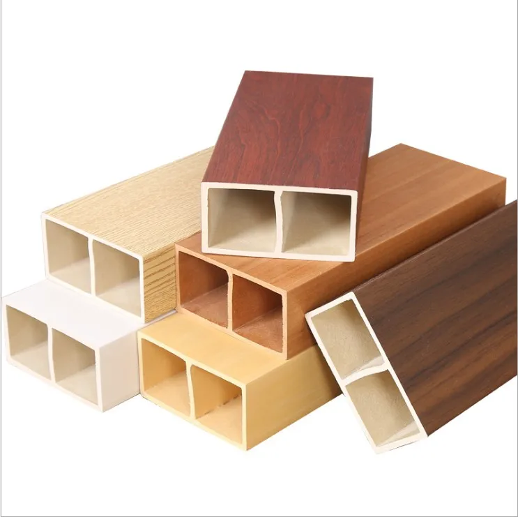 Indoor Decoration WPC square Timber Tubes for Hotel,indoor on sell