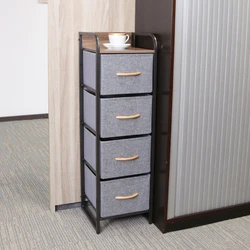 Factory Hot Selling Folding Stylish Smart Fabric Storage Drawer Foldable Dresser Storage Tower