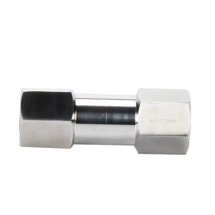 DN15 High Pressure Mini Noval Non-Return Stainless Steel 304 Check-Valve Non Return One Way Valve Hydraulic Check Valve