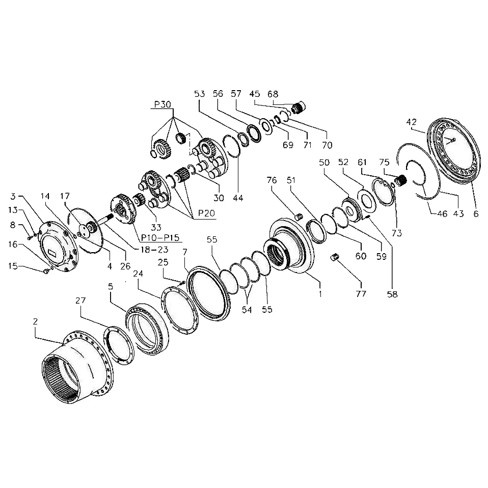 Spare parts for  FRSTEC  Oil Field Trailer-mounted coil tubing unit using work reel