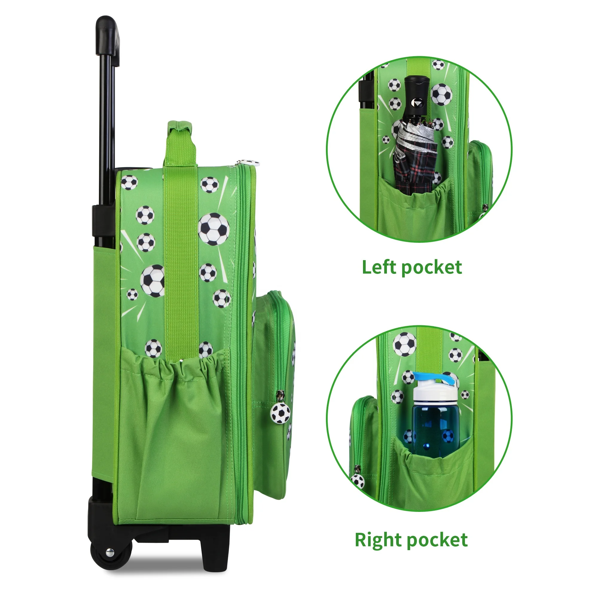 Football Printed Luggage Custom All Over Print Travel Suitcase for Children