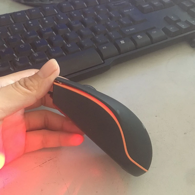 Cheap good quality 3D Wired USB Optical Mouse for Office and promotional use