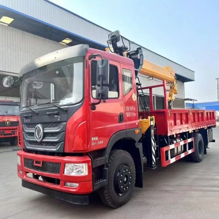 8-тонный бортовой кран Dongfeng Huashen T5