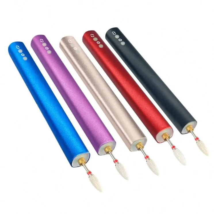 Customized Best Electronic Manicure Nail Polisher Art Pen Strong Hand Pieces Ceramic Multiple Nail Drill Bits Removal Nail Drill