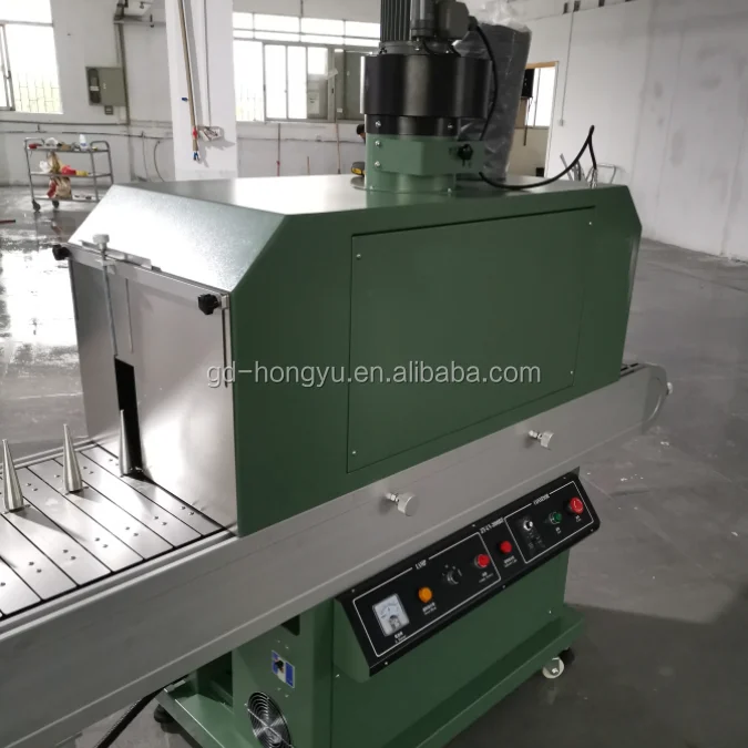 
HY-300UVRF Cylinder UV Curing Conveyor Systems Machine for Plastic Glass Bottles 
