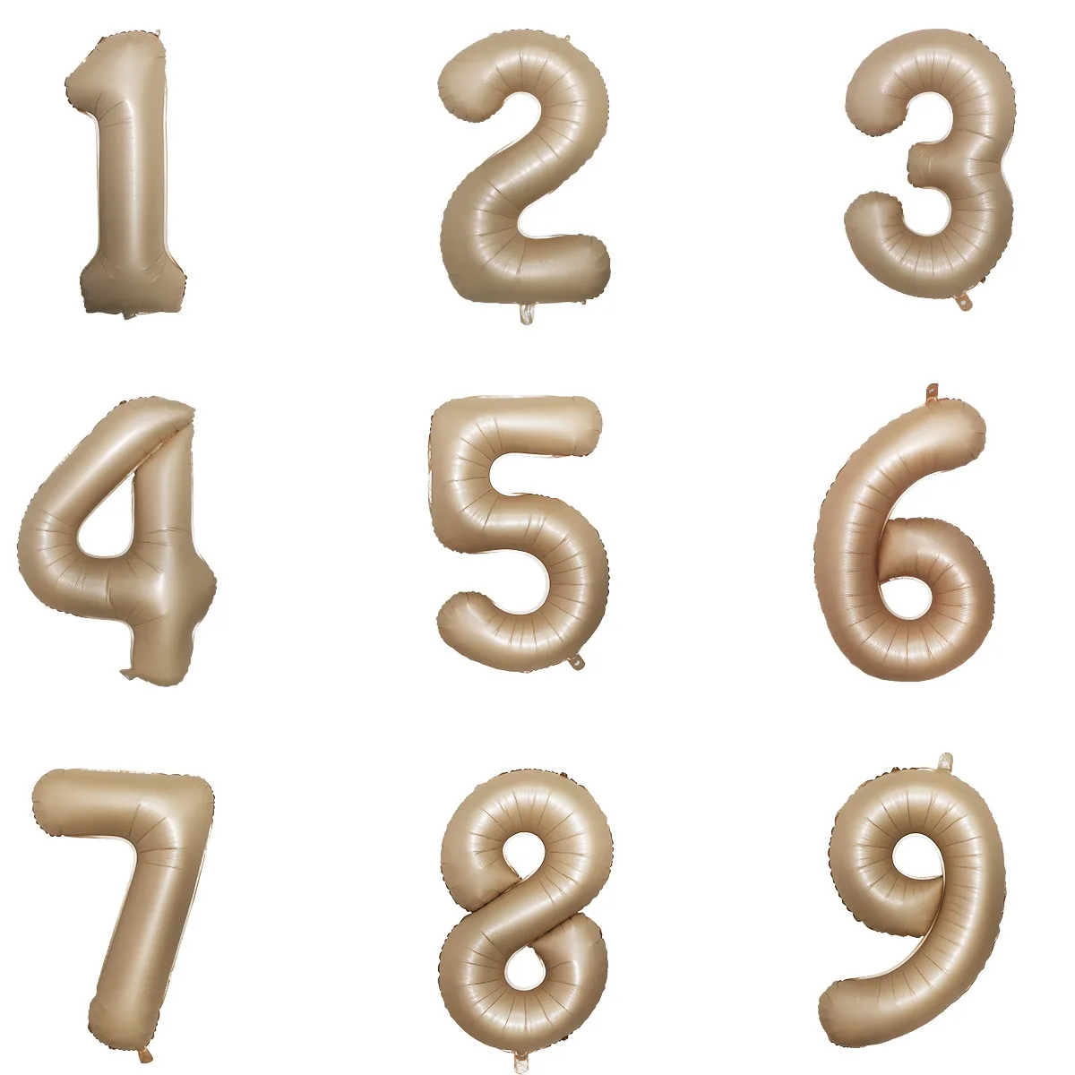 40 inch new color digital balloons Caramel cream white Wholesale for wedding birthday party decoration