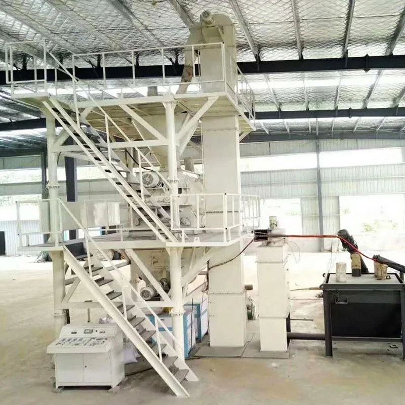  The latest foreign gypsum mortar production line Putty powder complete set of