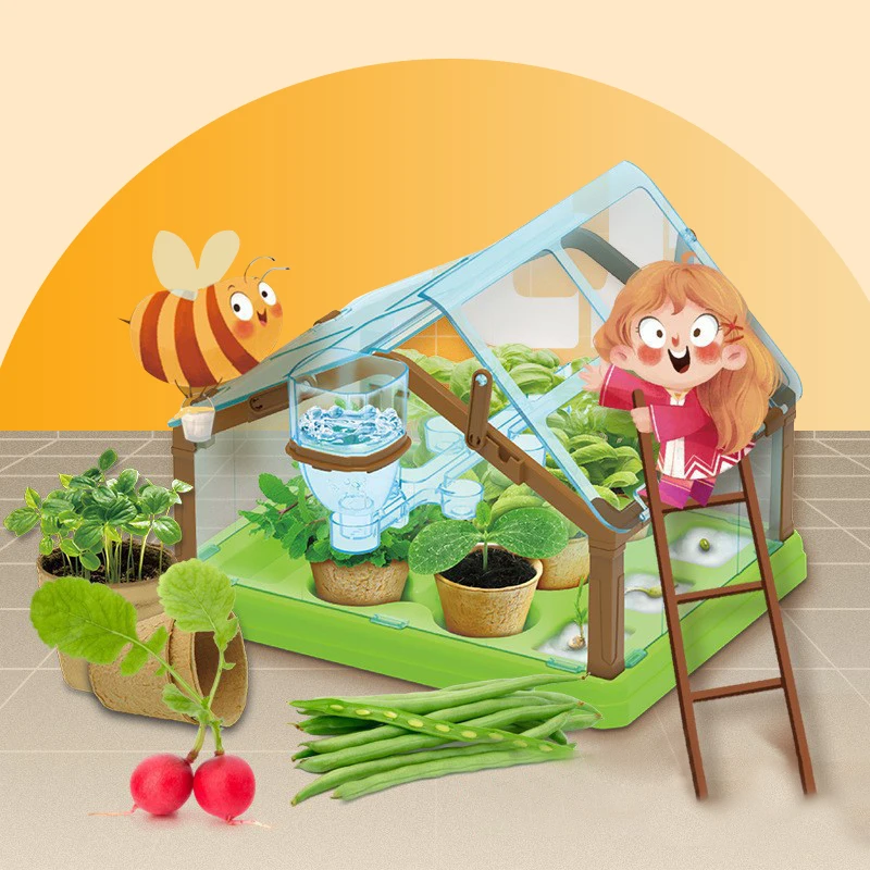 Лидер продаж обучающий домик для наблюдения за растениями Настольная игрушка выращивания семян мини-Солнечная комната игрушки растений научные наборы