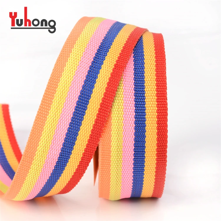 Оптовая продажа с фабрики 58 мм 900d Тяжелая окрашенная пряжа Pp лента для сумки для лазания