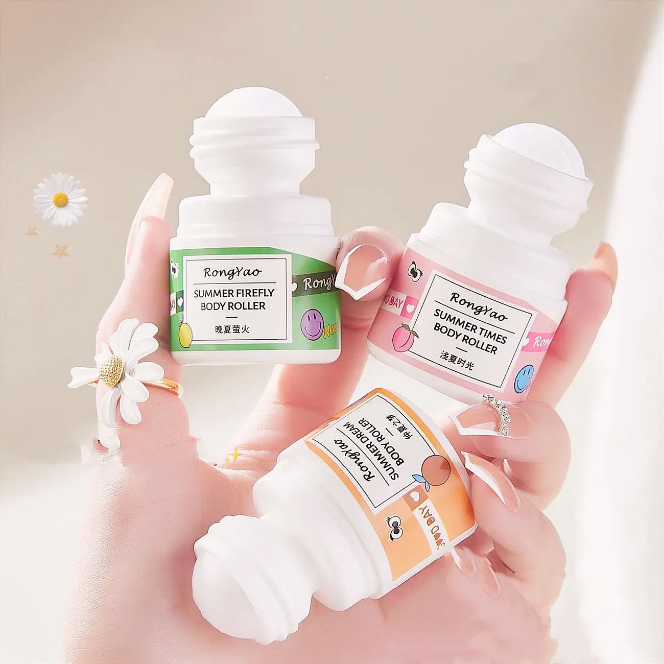 Hot Sale Deodorant Roll On For Women And Men Daily Use Long Lasting Smell Fresh Fragrances Deodorants Perfume Natural Deodorant