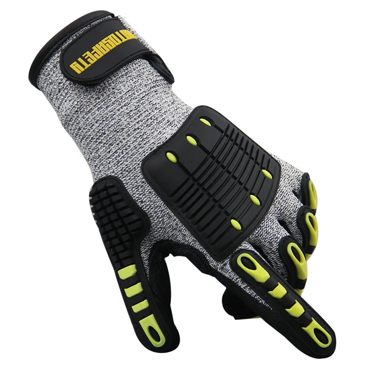 Factory  Hot Selling Custom hand Mechanic protection Working high Impact Resistant Gloves TPR