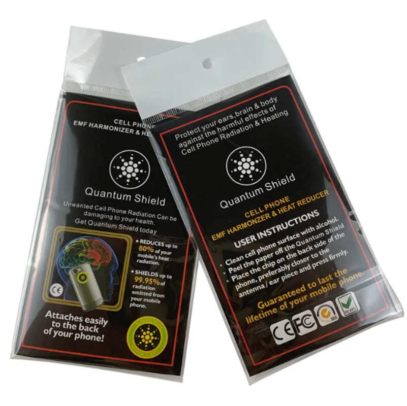 Factory wholesale New Customized 5G Round Chip Anti Radiation Mobile Phone Sticker