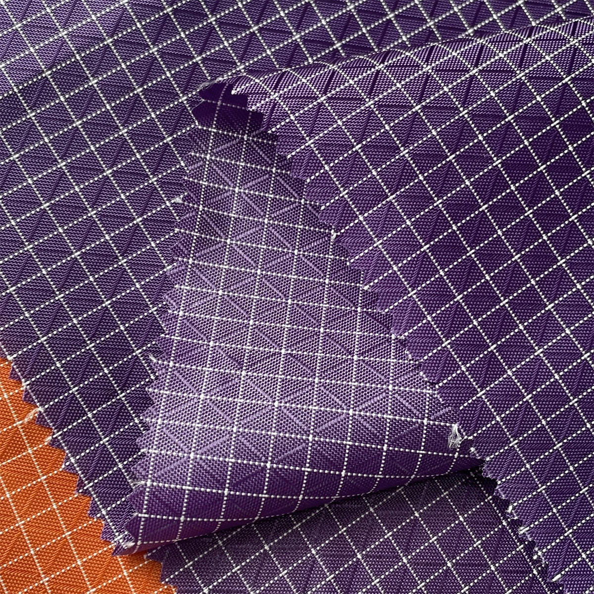 200D Nylon cross diamond UHMWPE Oxford water repellent fabric with PU Coating