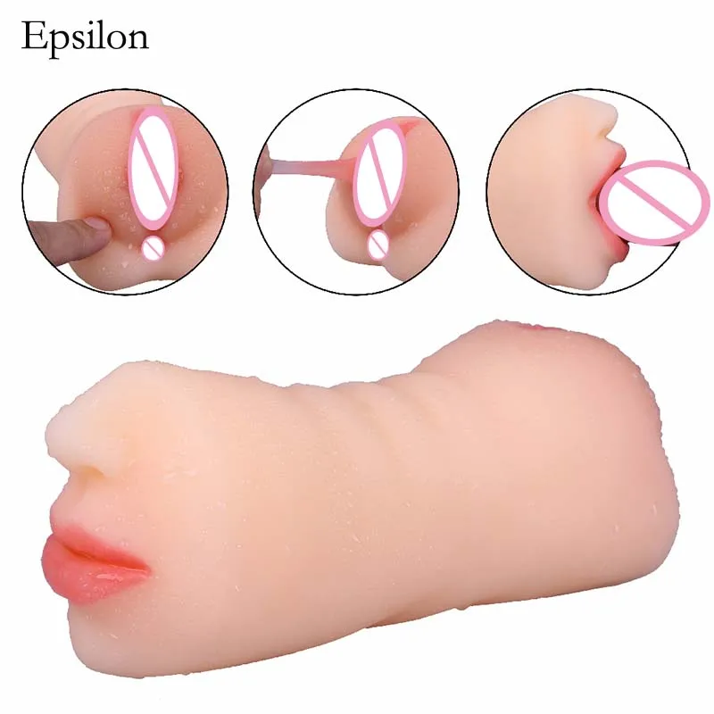 
Epsilon Full Body Silicone Sex Toy Male Electronic Stimulator/plastic Women Pussy 