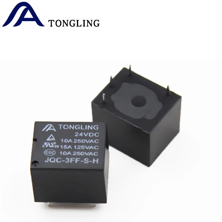 JQC 3F T73 24VDC 4 Pins 220V 10A Miniature Electric Relay Module
