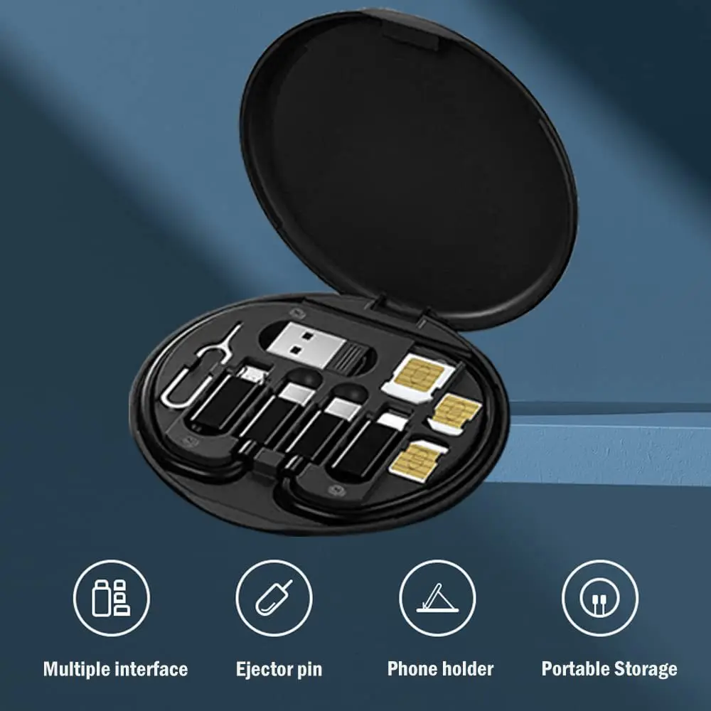 data cable with sim card slot