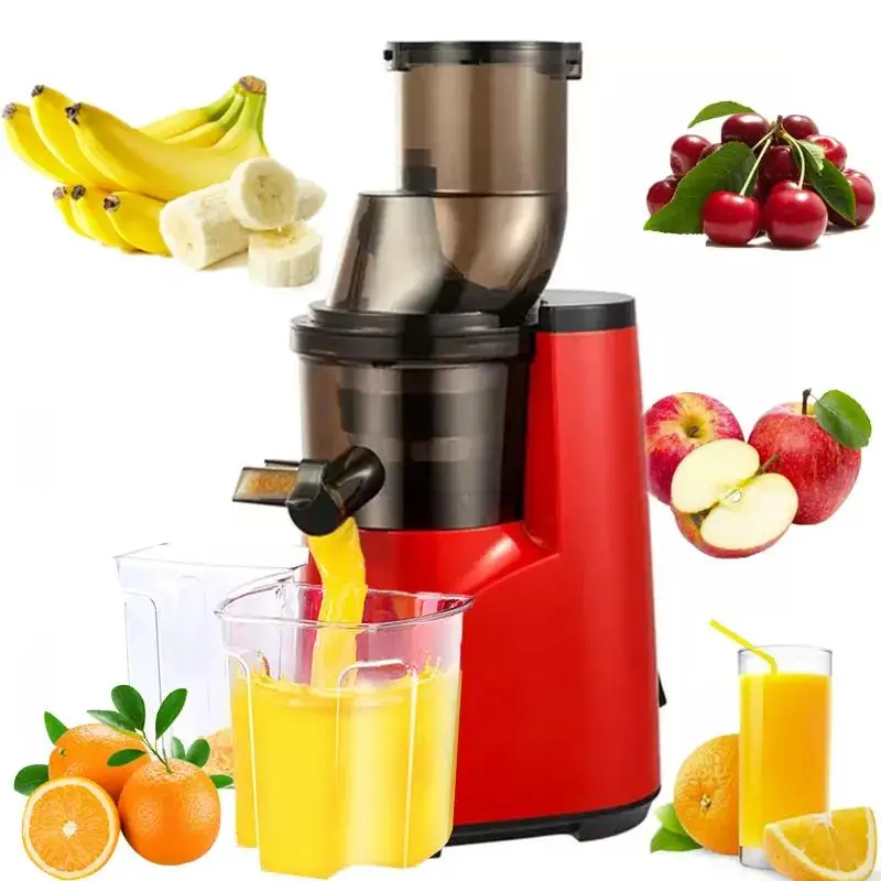 Classic Juicer Machine Wide Chute Cold Press Juice Extractor Slow Masticating Juicer with Reverse Function