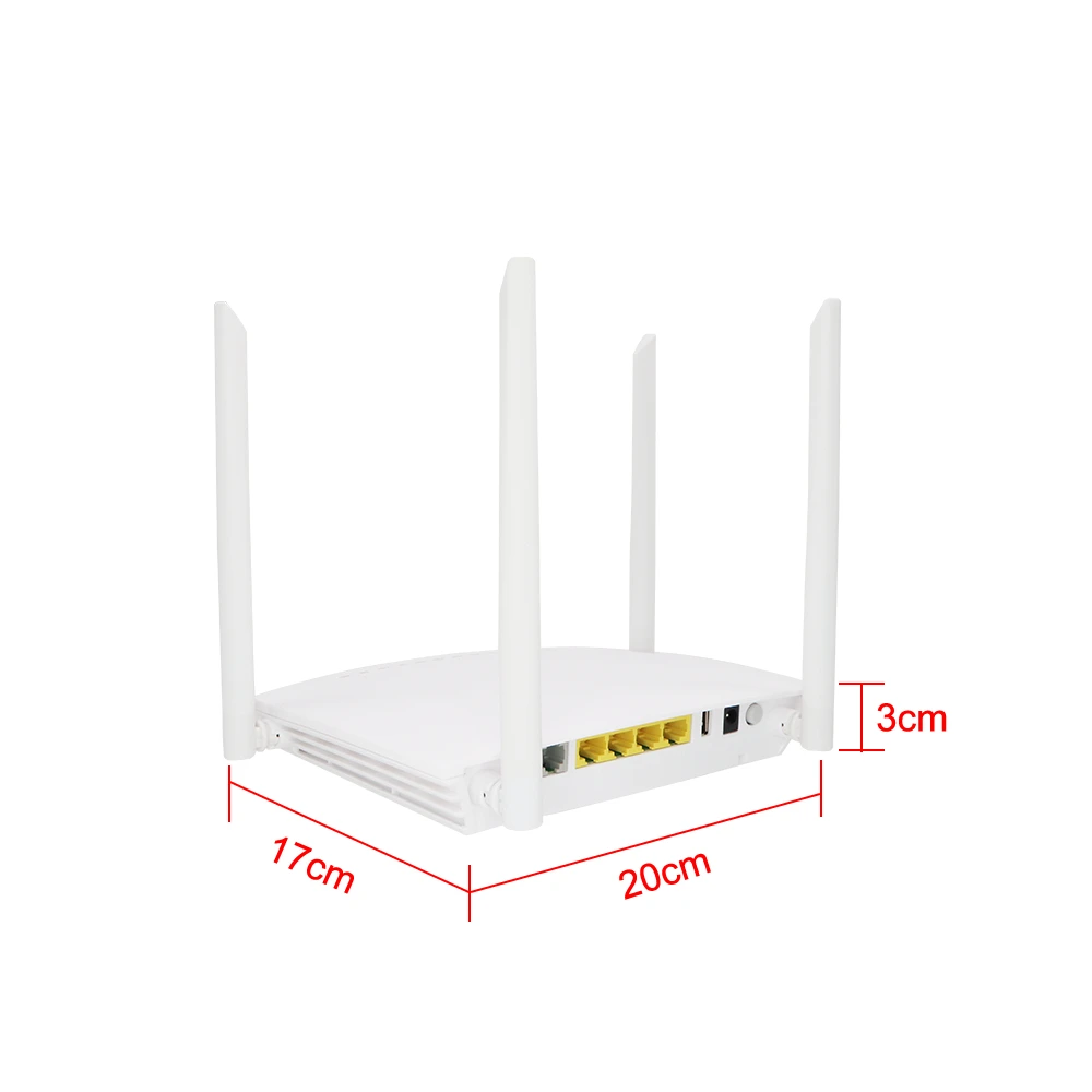 GPON ONU WiFi 6 Dual XPON ONT с 2 4g 5 g wifi AX1800 FTTX FTTH оборудование высокого шлюза пульт дистанционного управления