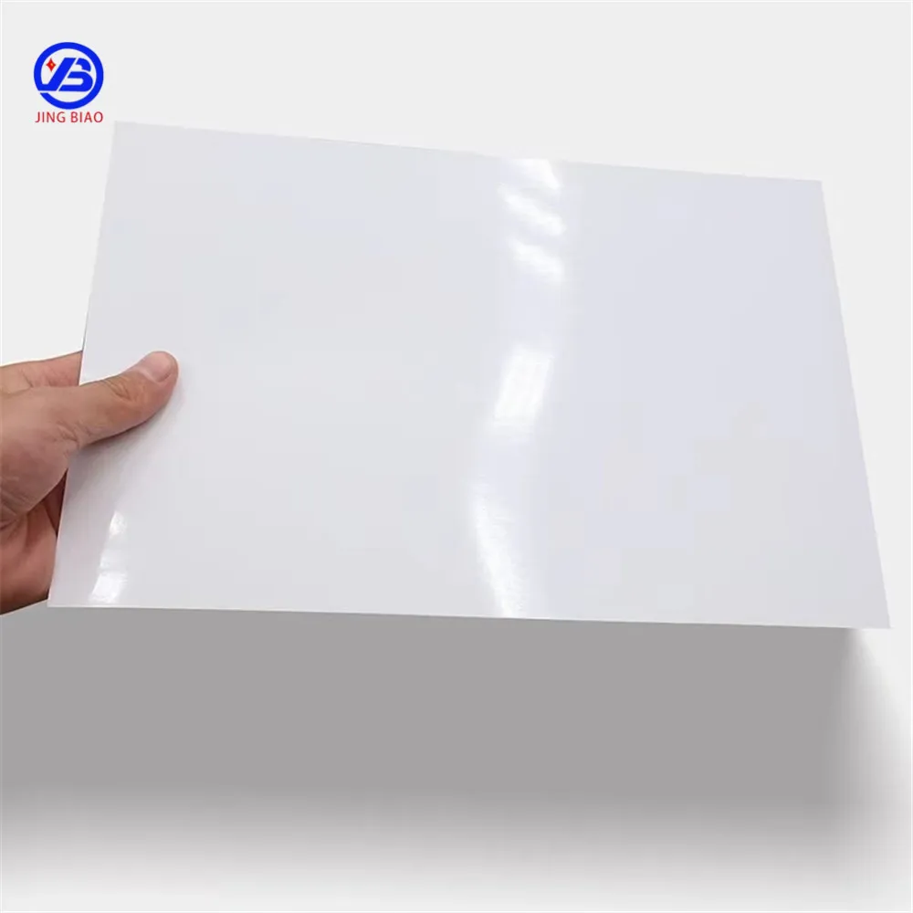 Waterproof Inkjet Vinyl Sticker Label Glossy White Sticker A4 Self Adhesive Photo Paper For Laser And Inkjet Printer