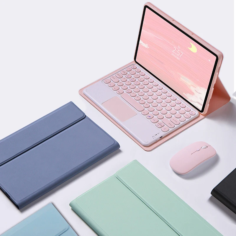Чехол для планшета с клавиатурой Xiaomi Pad 5 Pro 11 2021 Mipad чехол Mi Беспроводная клавиатура русская Корейская