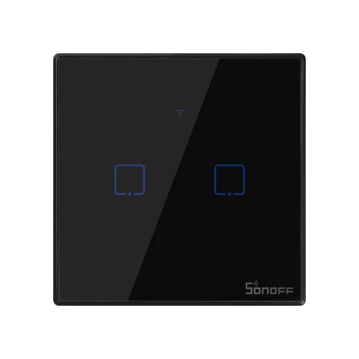 Sonoff T0 T1 T2 T3 Series 1 gang 2 gang 3 gang WiFi RF Smart Touch Wall Switch With EU US UK plug Standard
