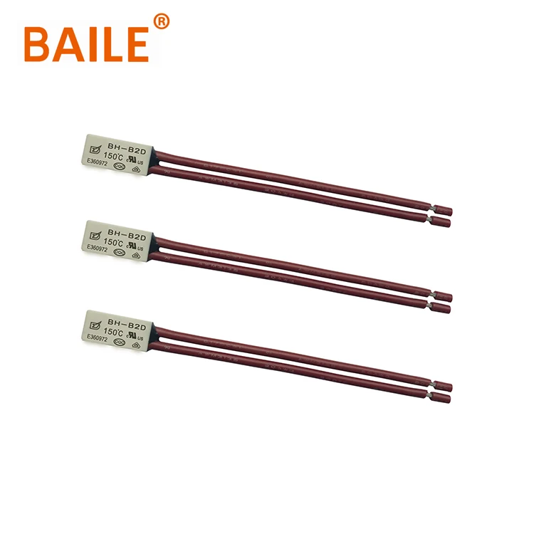 Сбрасываемый металлический корпус Baile 45C ~ 155C 5A 250V термозащита для