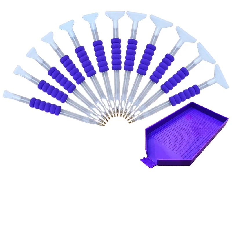 5D Diamond Painting Tools and Accessories Kits Roller pen Clay Tray Diamond Embroidery Tray Box sets