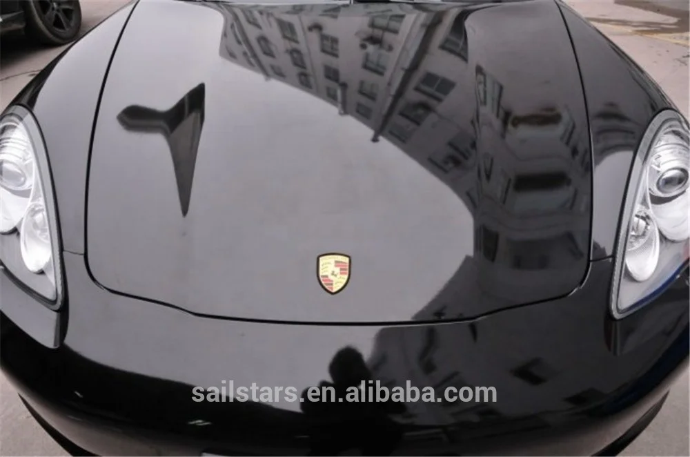 Piano Black High Ultra Gloss Roof Wrap Vinyl 3 layers 1.52*20m