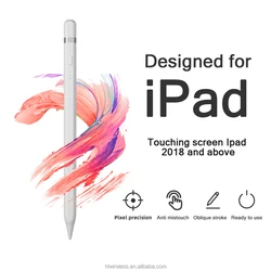 Tablet Stylus Pen for Apple iPad Air 4 Pro with Palm Rejection Tilt Sensitivity Active Touch Screen Pencil 2