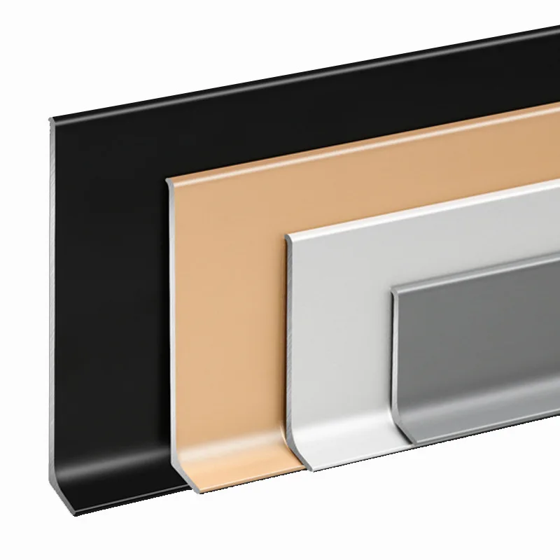 Factory Wholesale Concealed Aluminium Alloy Baseboard Recessed Skirting Baseboard