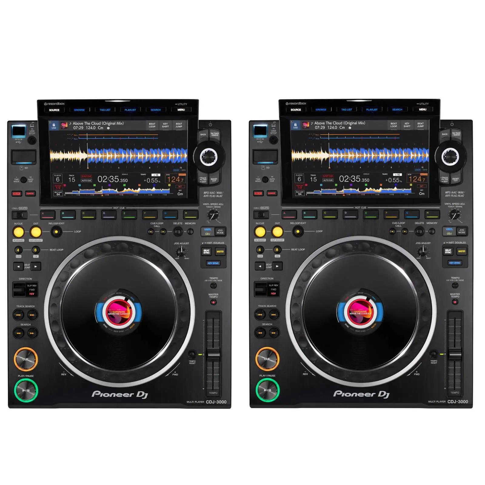Лучший Pioneer CDJ-3000 Профессиональный для ди-Джея свет Многофункциональный CD-плеер