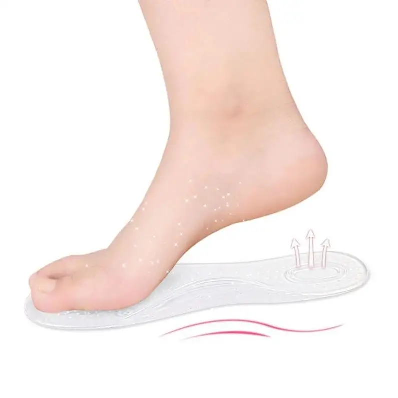 Insole Silicone Rubber Flat Inserts Correction Custom Design Logo Color Eva Multi-Sport Leather Sole Arch Support Thin Insoles