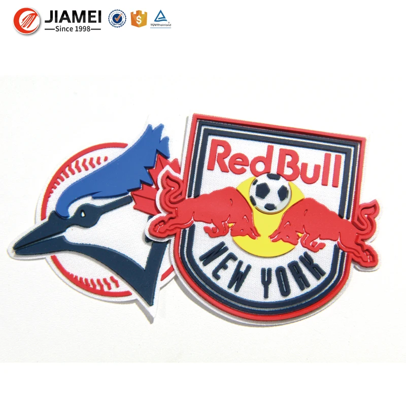 3D High Quality Silicone Heat Transfer Patch with Fabric for Sports Clothing