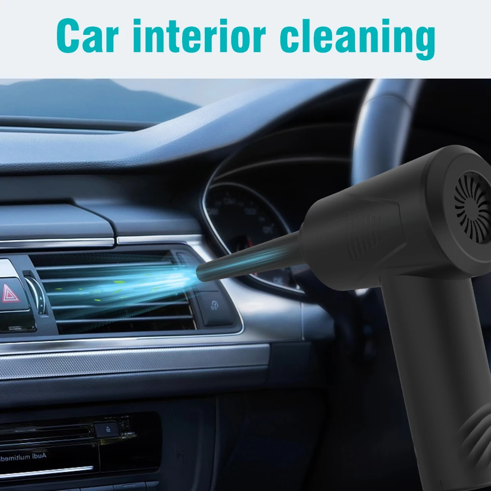 Hot Selling Electric Air Duster Portable Cleaners for Dust Blower Car Household Cleaning tools & accessories Storagebag Vacuum M
