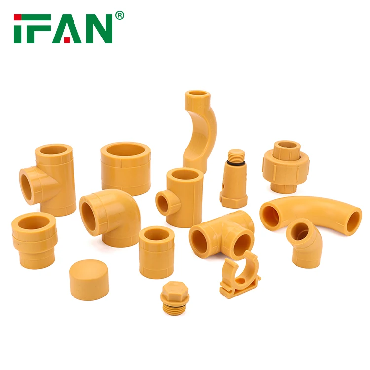 IFAN DIN 8077/8078 Plastic Injection 20MM-63MM Equal Reducing Coupling Elbow Tee Plug All Types PPR Fittings For Pipe Tube
