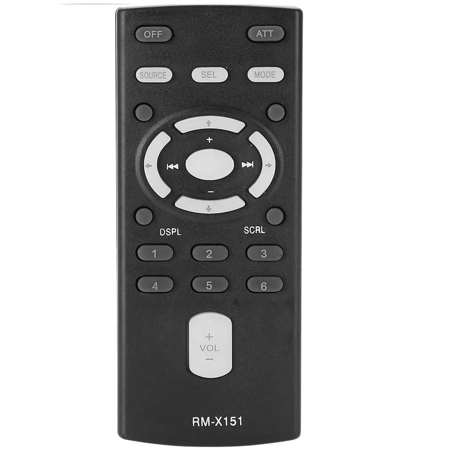 Replacement Remote Control RM-X151 Use For Sony Car DVD CDX-GT340 CDX-GT240 CDX-GT Remote Control