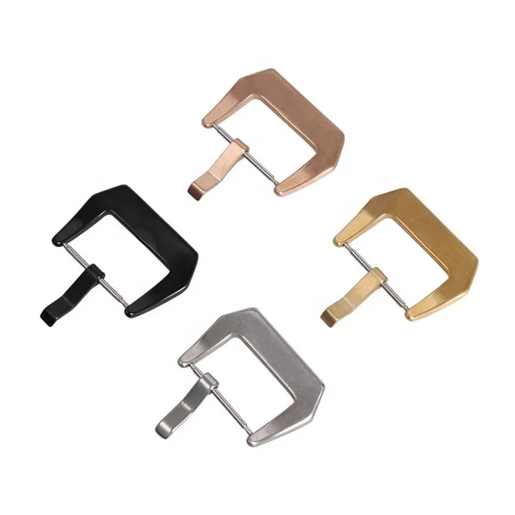 High quality shiny matte18mm 20mm 22mm 24mm 26mm stainless steel watch clasp for leather strap Panerai watch buckle