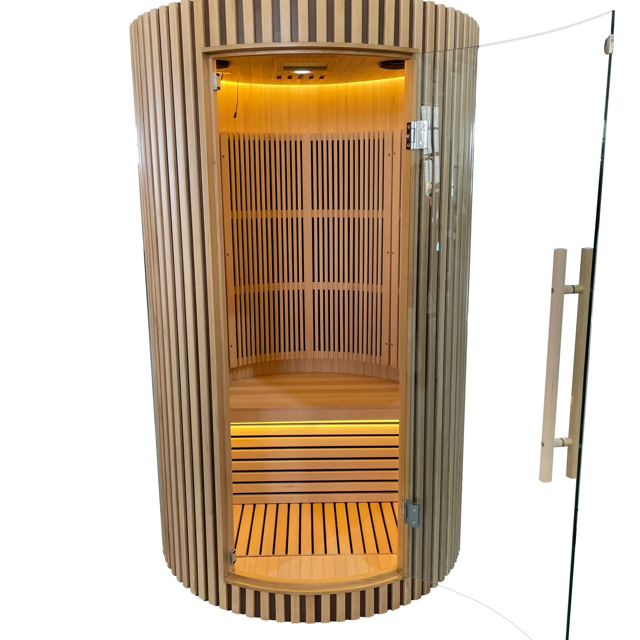 Modern Far Infrared Sauna Cabin Indoor 1-2 Person Infrared Sauna Room