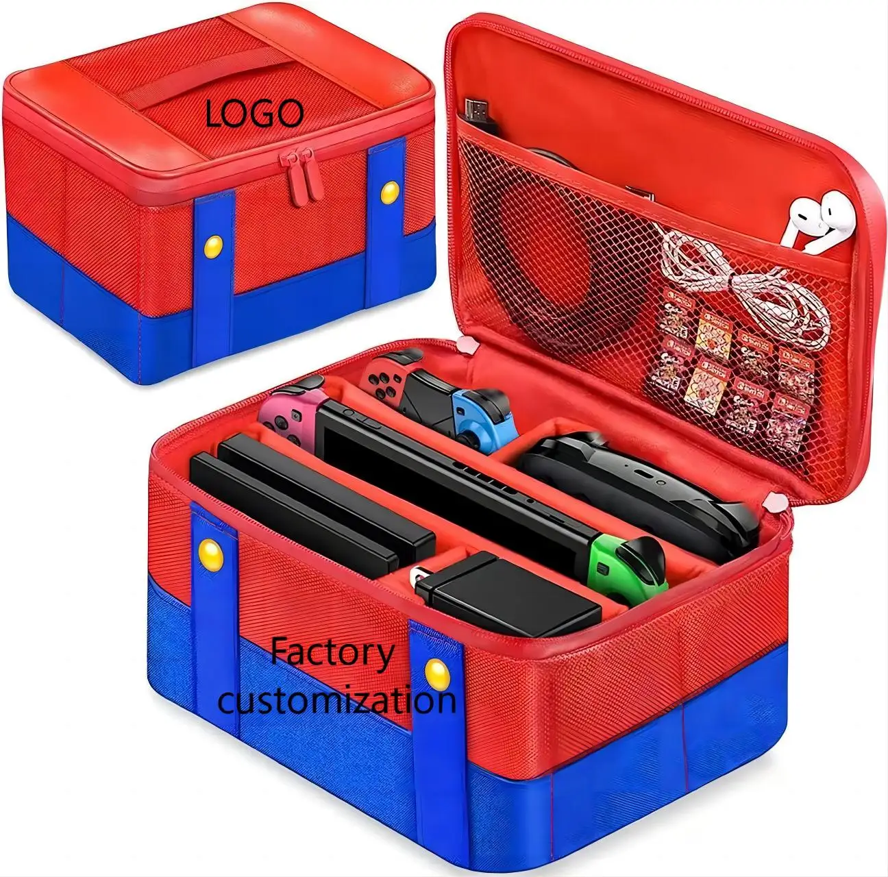 Large Portable Case for Nintendo Switch Game Console Pro Controller Digital Gear Storage Bag for Switch Accessories EVA Case