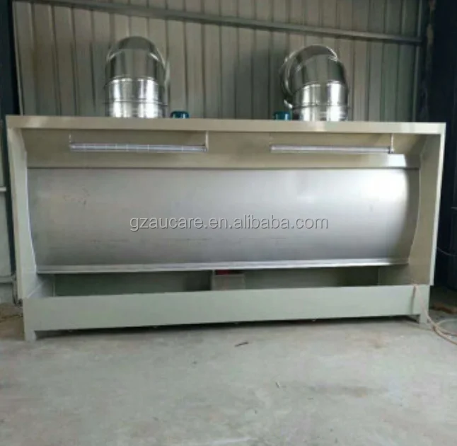 Подгонянный циклонный водяная завеса для стенда прозрачное палатка спрей камеры окрашивания распылением под покраску отработанных газов