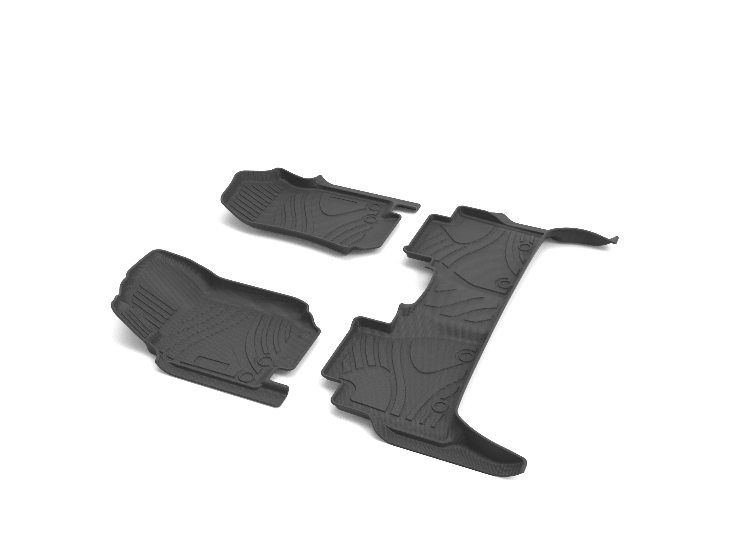 Nissan Navara NP300 Car Mats Right-Hand Drive TPE Waterproof Carpet Eco-Friendly Rubber Interior Accessory