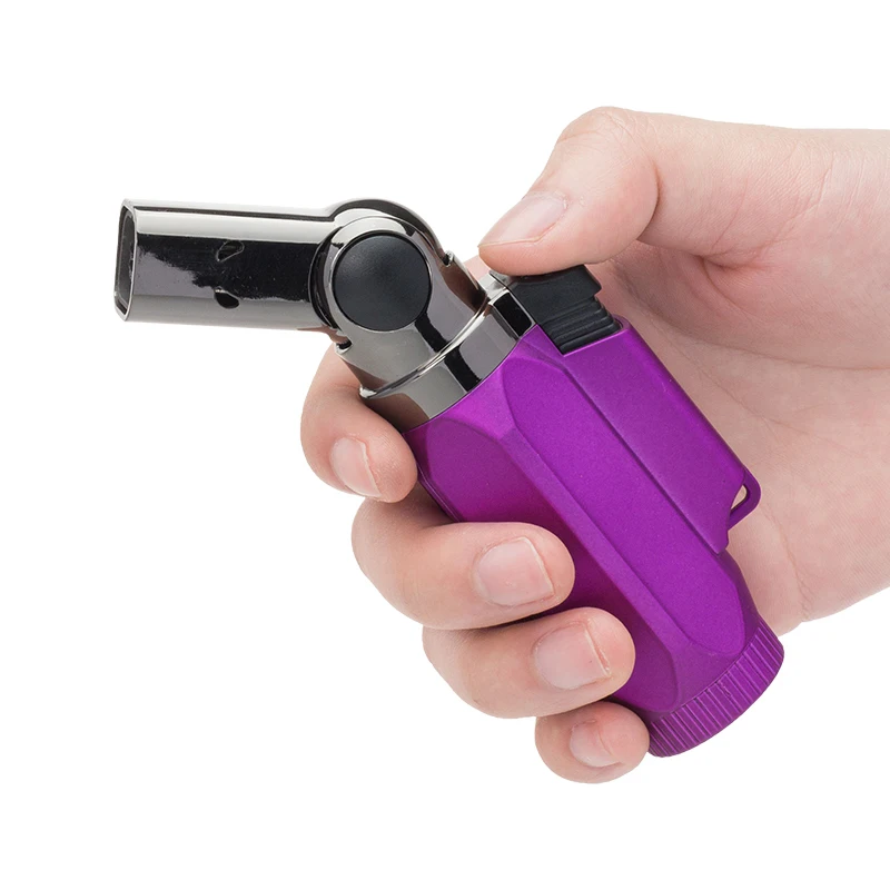 BS-106 Refillable jet flame torch butane gas cigarette cigar lighter