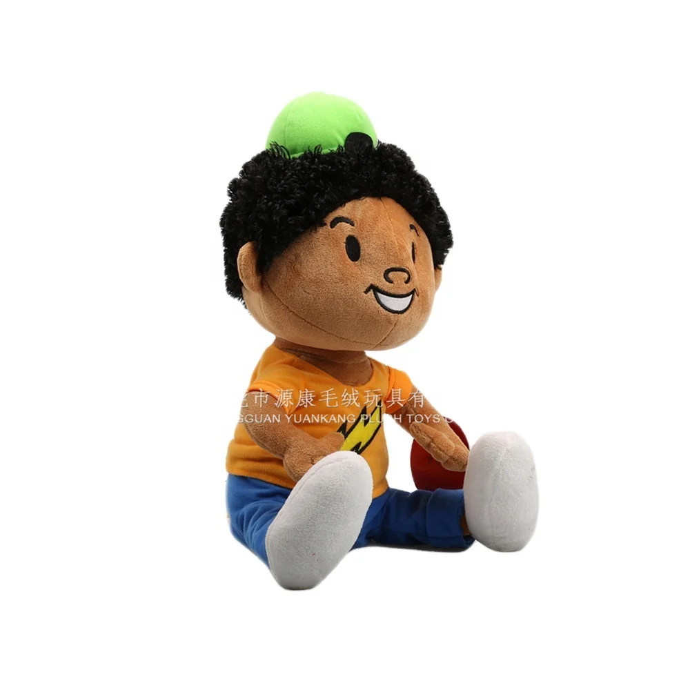 Factory Supply Attractive Price New Type stuffed animal plush toy Plush African Black Boy Soft Doll Stuffed Toys