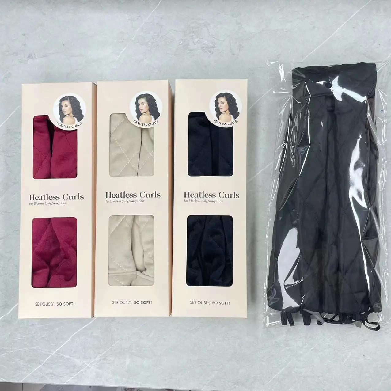 Microfiber Velvet 8 claw heatless hair curlers octopus curls no heat Portable Magic curls Headband Curling Rod Roller