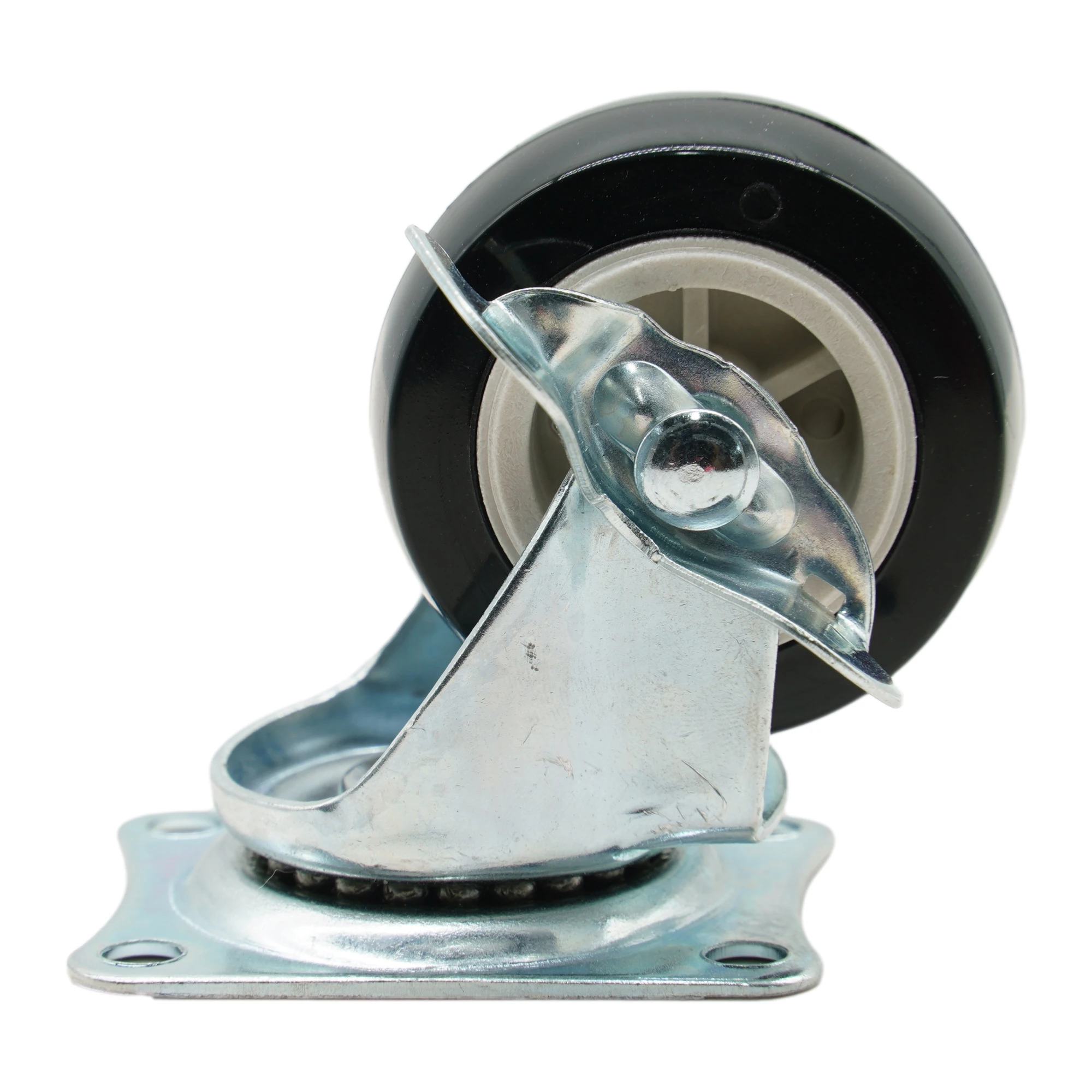 High Quality PVC PU Nylon Material Caster Wheels with Brake Industrial Caster Wheels