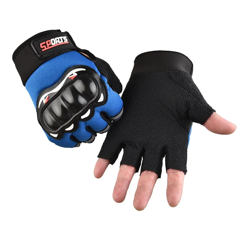 half finger Cycling Gloves Motorcycle Mountain Bike Gloves Shockproof Cycling Short Finger Gloves