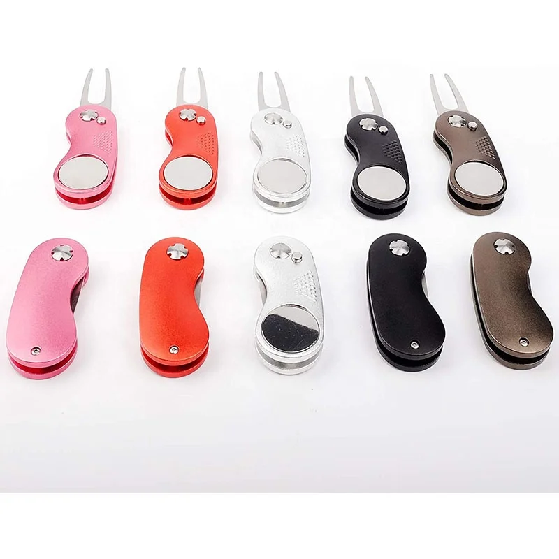 Factory New Popular Golf Divot Tool Ball Marker Custom Logo Bulk Golf Divot Tools for Club Gifts With Cheap Prices