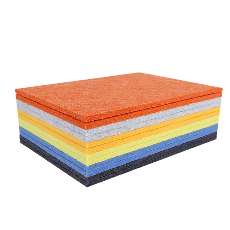 High Density Sound PET Acoustic Panels Polyester Felt Acoustic Panels adhesive acoustic wall panel soundproof