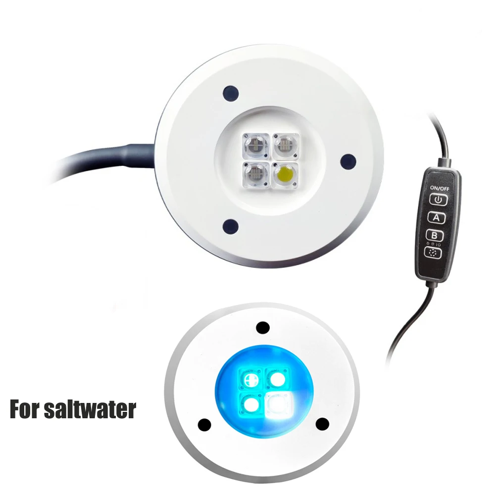 4X5 Watts Aquarium LED Reef Light, Dimmable Full Spectrum Marine LED Fish Tank Light Saltwater Nano Aquarium LPS SPS Lighting